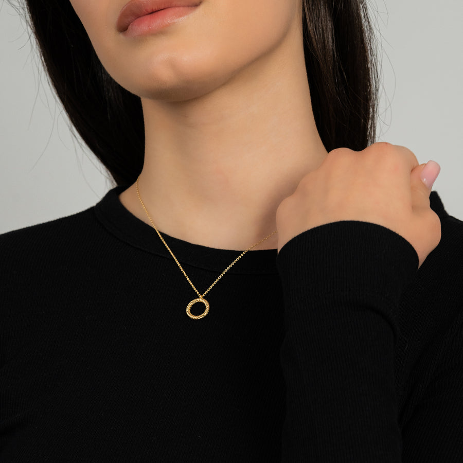 Haute Heritage Small Pendant in 18kt Solid Gold, 750/1000