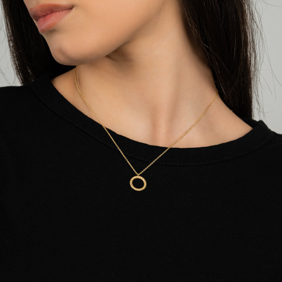 Haute Heritage Small Pendant in 18kt Solid Gold, 750/1000