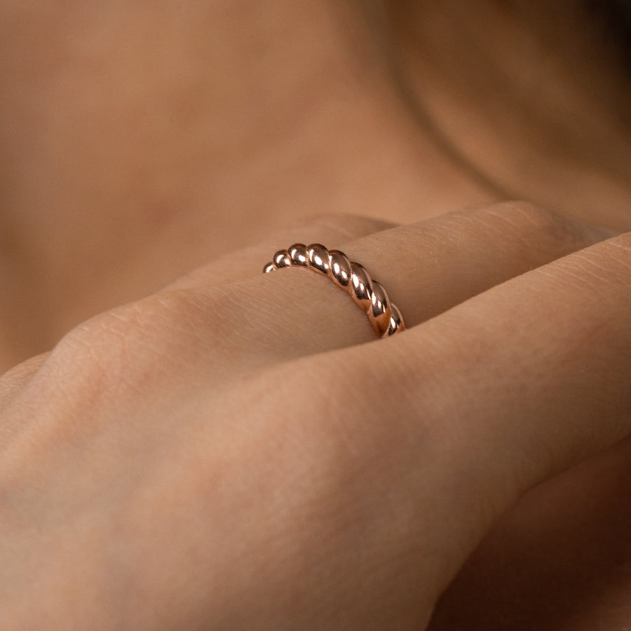 Luxe Legacy, Ring, 3.5mm,  made in 18kt Solid Rose Gold, 750/1000