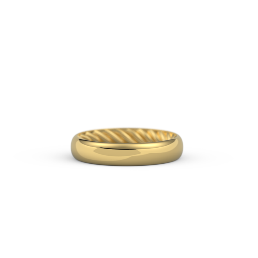 Secret Heritage Ring 5.0mm in 18kt Solid Gold, 750/1000